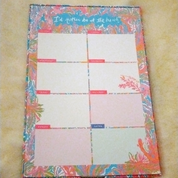 Lilly Pulitzer Other - Lilly Pulitzer weekly planner